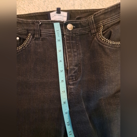 Jones New York Black Denim Sz 8 - Picture 6 of 6